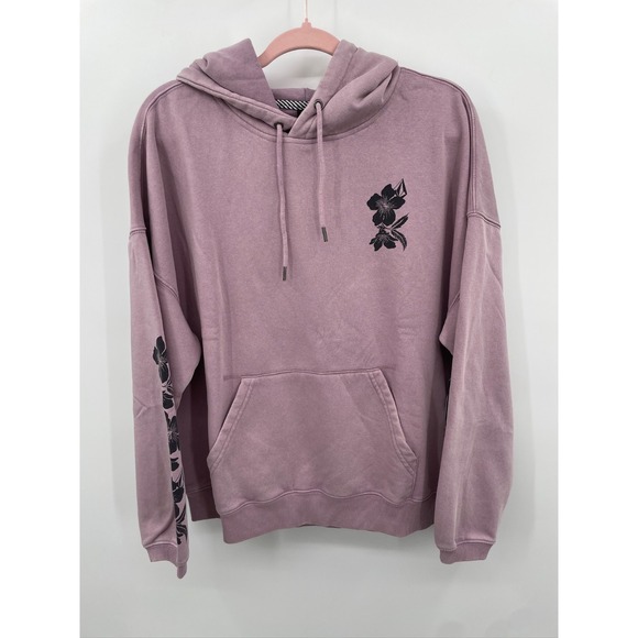 Volcom Stone Art Up Women's pullover Hoodie Purple Medium NWT - Picture 1 of 8